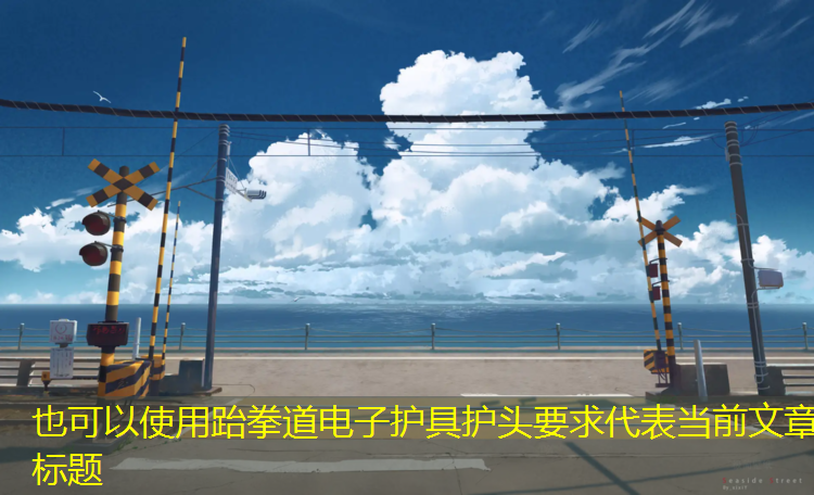 跆拳道电子护具护头要求